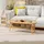 Homcom Couchtisch Natur Holz 60 x 42 x 120 cm