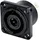 Neutrik NLT8FX-BAG Lautsprecher-Steckverbinder Flanschbuchse, Kontakte gerade Polzahl: 8 Schwarz