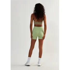 beshaped Funktionstights "Lift me up", Damen, Gr. XS, US-Größen, grün (hellgrün), 90% Nylon, 10% Elasthan, unifarben, kurz, Hosen, mit Kompressions-Funktion
