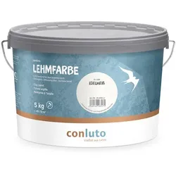 conluto Lehmfarbe Edelweiß - 5 kg Eimer