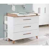 roba Wickelkommode »Ole» - 110x75,5x98cm - weiß - Holz / Holz