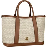 Michael Kors Handtasche Luisa MD MK SIG Vanilla/Luggage Violett