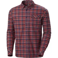Helly Hansen Classic Check LS Shirt poppy red uniform plaid (101) S