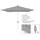 Doppler Apoll 240 x 240 cm Grau