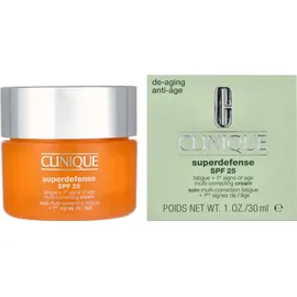 Clinique Superdefense SPF 25 Fatigue + 1st Signs of Age Multi-Correcting Cream combination oily to oily skin 30 ml