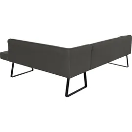 exxpo - sofa fashion Eckbank EXXPO - SOFA FASHION "Americano", grau (grau melange), B:270cm H:83cm T:197cm, Sitzbänke, Eckbank, mit Keder und Metallfüßen, Bezug in verschiedenen Qualitäten, Topseller