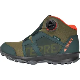 adidas Terrex Boa Mid RAIN.RDY Kinder Shadow Green/Pulse Olive/Impact Orange 38 2/3
