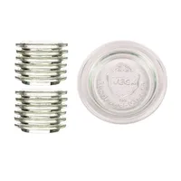 Weck 12 Stück WSK Deckel 60mm für Einmachgläser 80ml