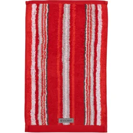 Ross Sinfonie Multicolor Streifen 4019 Gästehandtuch 30 x 50 cm kirsche 6 St. 