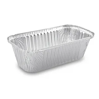 Alu-Servierschale Aluschale Menüschale Grillschale 1500ml 252x132x70mm, 100 Stk.