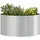 vidaXL Pflanzenring Silber 40 x 40 x 20 cm