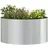 vidaXL Pflanzenring Silber 40 x 40 x 20 cm