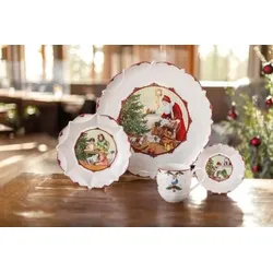Villeroy & Boch Toy's Fantasy Gebäckteller groß: Santa bringt Geschenke 42cm