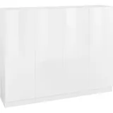 borchardt Möbel Vaasa3 152 x 120 x 35 cm weiß hochglanz