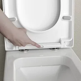 Bernstein – WC-Sitz mit Absenkautomatik und Take-Off Funktion, Weiß glänzend