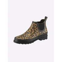 Heine Stiefelette in camel-schwarz | Gr.: 38