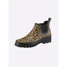 Heine Stiefelette in camel-schwarz | Gr.: 38
