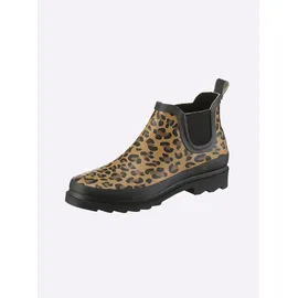Heine Stiefelette in camel-schwarz | Gr.: 38