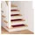 vidaXL Stufenmatte 60 x 25 cm Bordeaux