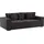 INOSIGN Big-Sofa INOSIGN "Surf", schwarz, B:244cm H:83cm T:117cm, 100% POLYESTER (PES), Sofas, Big-Sofa, mit 7 Kissen, gemütlicher Sitzkomfort