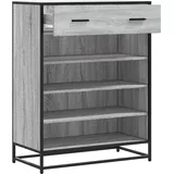 vidaXL Schuhschrank 75 x 97,5 x 38 cm grau / grau