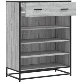 vidaXL Schuhschrank 75 x 97,5 x 38 cm grau / grau