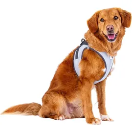 Curli Clasp Vest Harness Reflective Gray M