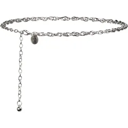 Kettengürtel TAMARIS, Damen, silber (silber shiny), Materialmix, unifarben, festlich, Gürtel, Individuell verstellbar, kleine Schmuckkugel am Ende