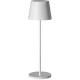 tint Tischleuchte Dalia Aluminium 11 cm x 11 cm x 36,8 cm Akku IP65 weiß