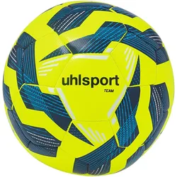 uhlsport Team Fußball Freizeitball fluo gelb/marine/weiß 4