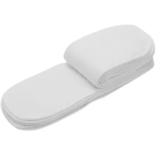 Baby-Windeleinlage, 10 Stück, Weiche, Atmungsaktive Baby-Baumwollfasereinlagen, Moderne Stoffwindeleinlagen aus Baumwolle für Kleinkinder (Sechs Schichten (32 * 12 cm))
