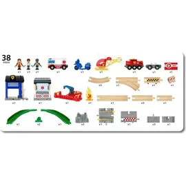 BRIO Polizei und Feuerwehr Set Deluxe