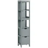 SoBuy Hochschrank für Bad Badregal mit Fußpolster Bht ca.: 30x144x30cm