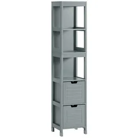SoBuy Hochschrank für Bad Badregal mit Fußpolster Bht ca.: 30x144x30cm