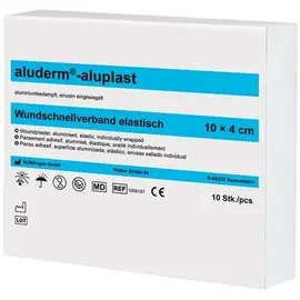 Söhngen Aluderm Aluplast Wundpflaster 10 x 4 cm 10 St.