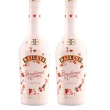 Baileys Strawberries & Cream | Original Irish Whiskey Cream Likör | Limitierte Edition | köstlicher Erdbeergeschmack | 17% vol | 700ml Einzelflasche | (Packung mit 2)