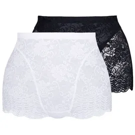 SASSA Functional Lace Panty 2 St. Schwarz/Weiß 70