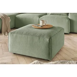 KAWOLA Hocker RANI Polsterhocker Cord 0 x 0 x 0 cm Grün