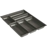 Nobilia Besteckeinsatz 45x4,9x50 cm Kunststoff grau