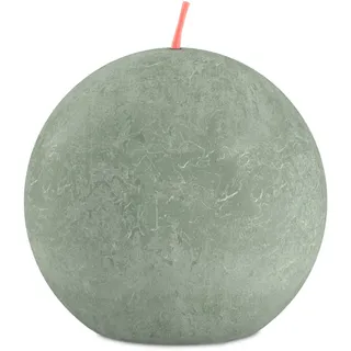 Rustik Kugelkerzen 76 mm - Jade Grün (1 Stück)