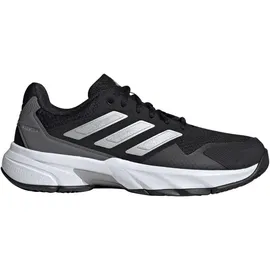 adidas Courtjam Control 3 Core Black/Silver Metallic/Grey four 37 1/3