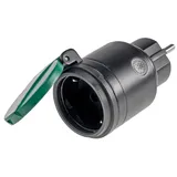 ChiliTec Smart-Home-Steckdose IP44 Schwarz