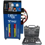 BRILLIANT TOOLS Getriebespülgerät für Automatikgetriebe inklusive 35-tlg Adapter-Satz