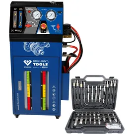 BRILLIANT TOOLS Getriebespülgerät für Automatikgetriebe inklusive 35-tlg Adapter-Satz