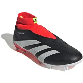 adidas Predator League Laceless FG Core Black / Cloud White / Solar Red 44 2/3