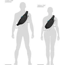 Pacsafe Gürteltasche Pacsafe Eco ECONYL® Waistpack Black