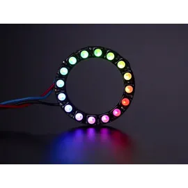 Adafruit NeoPixel Ring 16x 5050 RGBW LEDs Integrated Drivers Warm White ~3000K