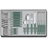 Victorinox Modern Besteckset, 24-teilig, Extra Scharfe Klinge, Spülmaschinenfest, Sage