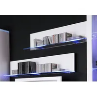 Höltkemeyer Wandregal Line 100 x 26 x 20 cm Weiß