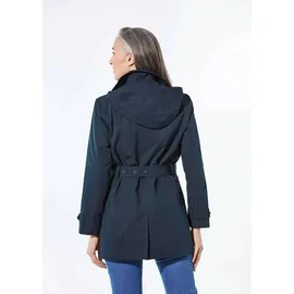 GOLDNER Kurzmantel im Trenchcoat-Stil in marine | Gr.: 42